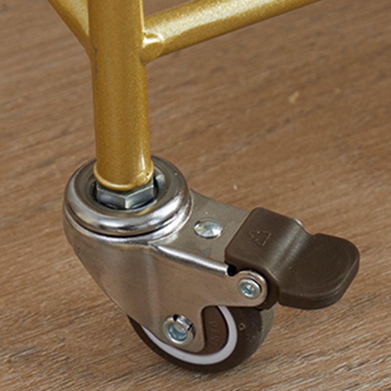 Glam Antique Finish Bookshelf Metal Etagere Shelf Bookcase with Shelves Clearhalo 'Bookcases' 'furn' 'furn_bookcases' 'Furniture' 'Office Furniture' 1200x1200_f6e6a503-90f7-4d75-b8ef-9b6e871b259b