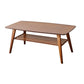 Nordic Style Wood/tan Solid Wood with Storage Rack Coffee Table Clearhalo 'Coffee & Accent Tables' 'Coffee Tables' 'coffee_tables' 'furn' 'furn_coffee_tables' 'Furniture' 'Living Room Furniture' 1200x1200_f6e71961-d20a-4006-950d-3108bbad541e