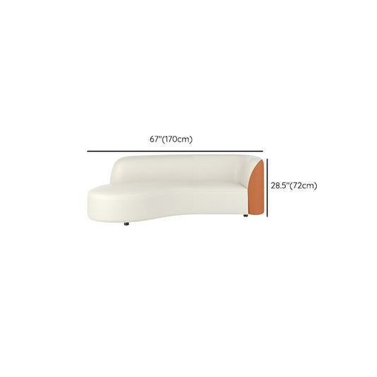 Cushion Back gebogen sectionele sofa krasbestendige sectionals