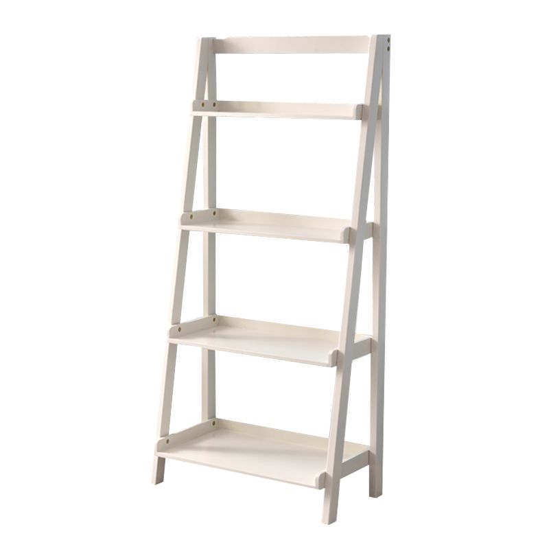 Contemporary Style Ladder Bookcase Wooden Vertical Open Back Book Shelf Clearhalo 'Bookcases' 'furn' 'furn_bookcases' 'Furniture' 'furniture_bookcases' 'Office Furniture' 1200x1200_f6e9856d-8bdb-4213-a102-cdb965f49ddb