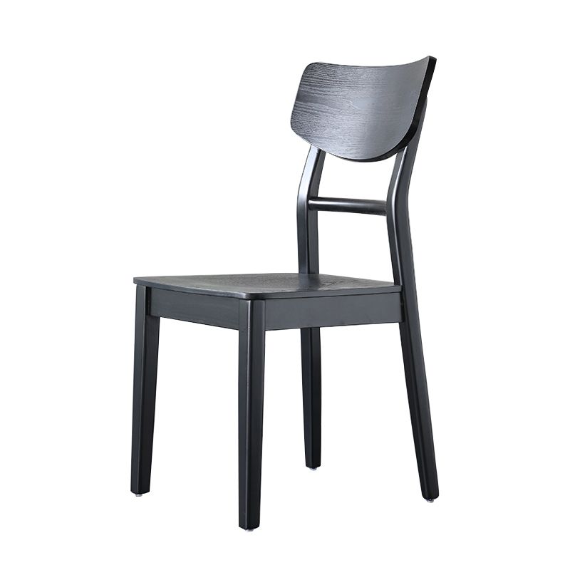 Industrial Home Wood Side Chair Ladder Back Dining Chair (Set of 4) Clearhalo ' kitchen&dining_furn' 'Dining Chairs' 'Dining Tables & Seating' 'dining_chair' 'furn' 'furn_dining_chair' 'Furniture' 'furniture_dining_chair' 'Kitchen & Dining Furniture' 'kitchen' 1200x1200_f6ed02b6-b907-4336-8d4f-5611b9c6da06