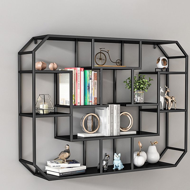 7.1" W Wall Unit Book Shelf Metal Open Shelf Bookcase for Home Clearhalo 'Bookcases' 'furn' 'furn_bookcases' 'Furniture' 'Office Furniture' 1200x1200_f6ef0a1c-34b2-4db6-8add-27d412dbb933