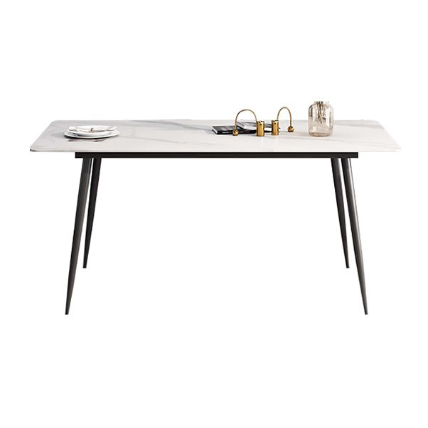 Rectangle Stone Home Furniture Industrial Style Dining Room Collection Clearhalo ' dining_table' 'Dining Tables & Seating' 'Dining Tables' 'furn' 'furn_dining_table' 'Furniture' 'furniture_dining_table' 'Kitchen & Dining Furniture' 'kitchen&dining_furn' 'kitchen' 'kitchen_dining_table' 1200x1200_f6f07a18-642e-4ef3-b399-7ad7a00cce8d