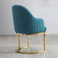 Glam Velvet Dining Room Chairs Upholstered Arm Chair for Restaurant Use