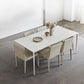 Industrial Rectangle White Dining Table Sintered Stone Standard Dining Table for Kitchen Clearhalo ' dining_table' 'Dining Tables & Seating' 'Dining Tables' 'Furniture' 'furniture_dining_table' 'Kitchen & Dining Furniture' 'kitchen&dining_furn' 'kitchen' 'kitchen_dining_table' 1200x1200_f6f34e67-fdfb-461b-beea-76424dd2baca
