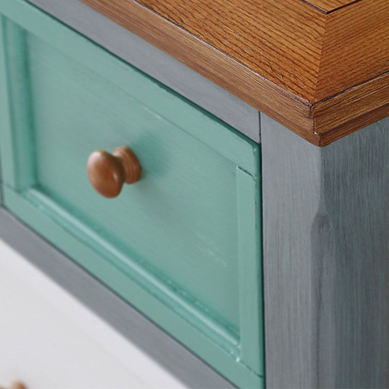 Coastal opbergkist vervaardigd houten dressoir met 3/5/6/8 laden