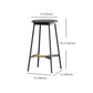 Modern Black Counter Bar Stool Wood Armless Bar Stool with Footrest and Iron Base Clearhalo 'Bar Furniture' 'Bar Stools' 'bar_stools' 'furn' 'furn_bar_stools' 'furniture_bar_stools' 'Kitchen & Dining Furniture' 'kitchen&dining_furn' 'kitchen' 'kitchen_furn' Furniture' 1200x1200_f6f91d8a-b9d9-45fe-aecb-e619a26376d5