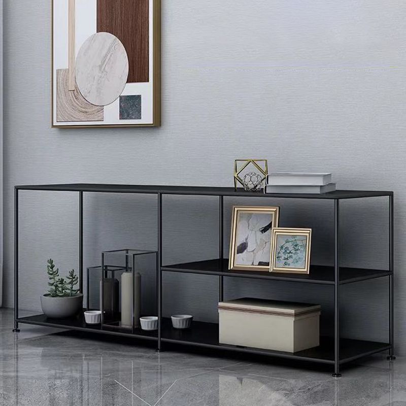 12.99 "W TV Stand Open Storage Industrial Style Console