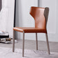 Contemporary Style Wingback Chair Armless Leather Dining Chairs Clearhalo ' kitchen&dining_furn' 'Dining Chairs' 'Dining Tables & Seating' 'dining_chair' 'furn' 'furn_dining_chair' 'Furniture' 'furniture_dining_chair' 'Kitchen & Dining Furniture' 'kitchen' 1200x1200_f6fa3bf9-9d9d-45f5-8b9a-0cd7266fc77d
