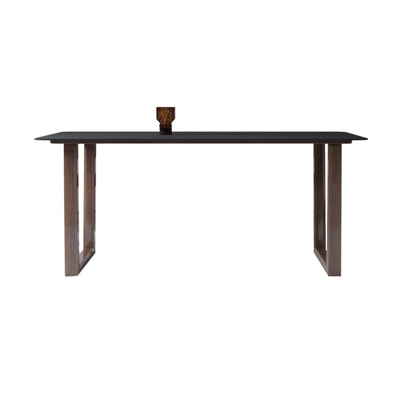 Modern Stone Rectangle Dining Table Solid Wood Base for Dining Room Clearhalo 'Dining Tables & Seating' 'Dining Tables' 'dining_table' 'furn' 'furn_dining_table' 'Furniture' 'Kitchen & Dining Furniture' 1200x1200_f6fcfa11-b993-45c2-8194-59f2a59f12f1