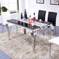 Rectangle Mid-Century Dining Table Four-Color Fixed Table for Dining Room Clearhalo ' dining_table' 'Dining Tables & Seating' 'Dining Tables' 'furn' 'furn_dining_table' 'Furniture' 'furniture_dining_table' 'Kitchen & Dining Furniture' 'kitchen&dining_furn' 'kitchen' 'kitchen_dining_table' 1200x1200_f6fd9451-cf00-439b-96da-d0d6cea60f83