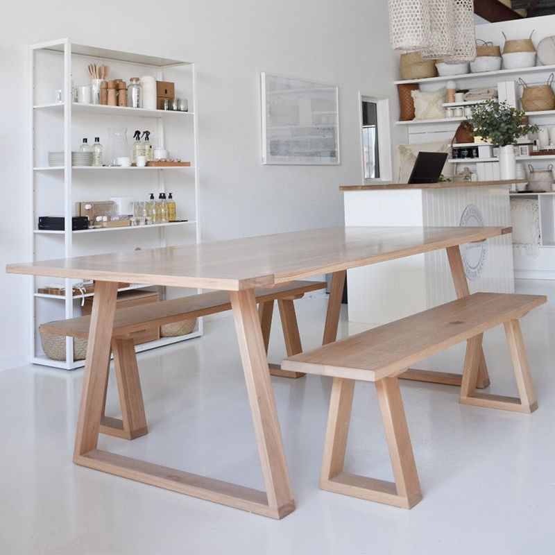 Rectangle Mid-Century Modern Table Wood Color Fixed Table with 4 Legs Clearhalo ' dining_table' 'Dining Tables & Seating' 'Dining Tables' 'furn' 'furn_dining_table' 'Furniture' 'furniture_dining_table' 'Kitchen & Dining Furniture' 'kitchen&dining_furn' 'kitchen' 'kitchen_dining_table' 1200x1200_f6ffd71c-6592-431a-81f9-5a9eb59994f1