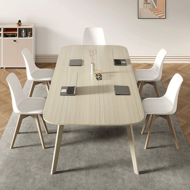 Contemporary Writing Desk Manufactured Wood Base Desk for Office Clearhalo 'furn' 'furn_office_desk' 'Furniture' 'Office Desks' 'Office Furniture' 'office_desk' 1200x1200_f700674a-bbe9-4d54-b412-265d137580b9