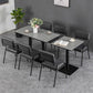 Industrial Dining Room Table Sintered Stone Table with Black Base for Home Kitchen Dinner Clearhalo ' dining_table' 'Dining Tables & Seating' 'Dining Tables' 'furn' 'furn_dining_table' 'Furniture' 'furniture_dining_table' 'Kitchen & Dining Furniture' 'kitchen&dining_furn' 'kitchen' 'kitchen_dining_table' 1200x1200_f702e6bf-b5fc-4d08-949a-4713a1f99301