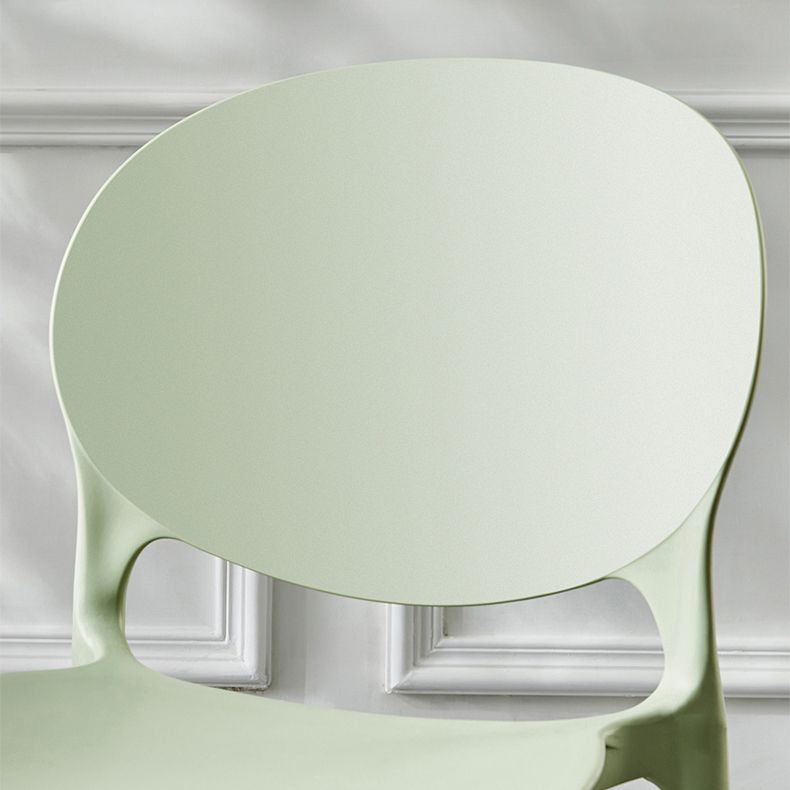Plastic Contemporary Dining Room Chairs Matte Finish Open Back Dining Side Chairs Clearhalo ' kitchen&dining_furn' 'Dining Chairs' 'Dining Tables & Seating' 'dining_chair' 'furn' 'furn_dining_chair' 'Furniture' 'furniture_dining_chair' 'Kitchen & Dining Furniture' 'kitchen' 1200x1200_f70496e2-6f62-486a-8622-d42c5f68fecd