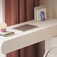 White Make-up 15.74" Wide Vanity Makeup Vanity Desk Table with Drawers