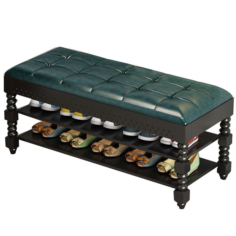 Mid-Century Modern Seating Bench Upholstered Cushioned Bench Clearhalo 'Benches' 'Chairs & Seating' 'furn' 'furn_benches' 'Furniture' 'Living Room Furniture' 1200x1200_f70758b9-800e-4230-bf4a-03bd0d989378