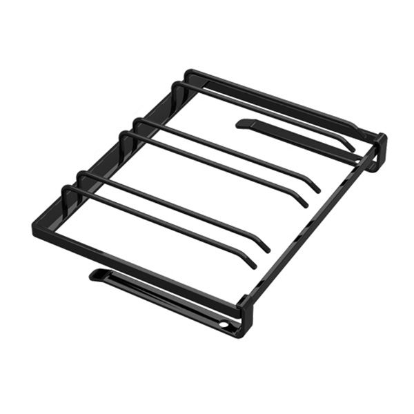 Porta moderna in vetro in metallo e staminato per il vino appeso per cucina