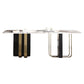 Luxury Sintered Stone Top Dining Table Rectangle Table with Double Pedestal in Black and Gold Clearhalo ' dining_table' 'Dining Tables & Seating' 'Dining Tables' 'furn' 'furn_dining_table' 'Furniture' 'furniture_dining_table' 'Kitchen & Dining Furniture' 'kitchen&dining_furn' 'kitchen' 'kitchen_dining_table' 1200x1200_f70c358e-027d-40be-9008-eaeb181e43dc