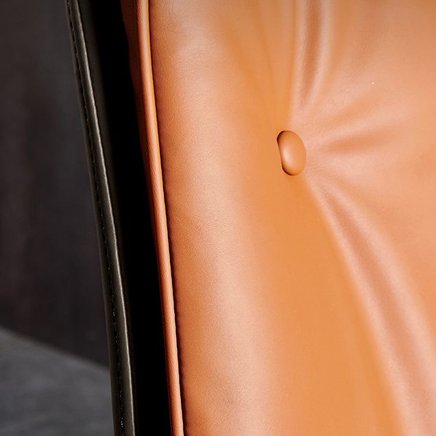 Contemporary Style Faux Leather Dining Chairs Armless Solid Back Chair Clearhalo 'Dining Chairs' 'Dining Tables & Seating' 'dining_chair' 'furn' 'furn_dining_chair' 'Furniture' 'furniture_dining_chair' 'Kitchen & Dining Furniture' 1200x1200_f70e9c97-fbf7-409a-a3e5-caef70355df6