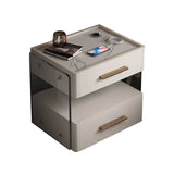 グラムアクセントテーブルナイトスタンドオープンストレージナイトスタンドベッドルームとホーム