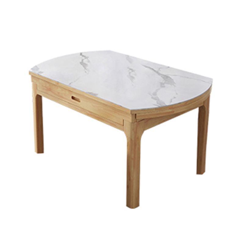 Minimalist Extendable Round Shape Table Standard Sintered Stone Dining Table for Kitchen Clearhalo ' dining_table' 'Dining Tables & Seating' 'Dining Tables' 'furn' 'furn_dining_table' 'Furniture' 'furniture_dining_table' 'Kitchen & Dining Furniture' 'kitchen&dining_furn' 'kitchen' 'kitchen_dining_table' 1200x1200_f7100d99-32d8-4126-8692-389180614f69