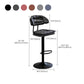 Adjustable Armless Swivel Barstools Upholstered Indoor Bar Stool Clearhalo 'Bar Furniture' 'Bar Stools' 'bar_stools' 'furn' 'furn_bar_stools' 'Furniture' 'Kitchen & Dining Furniture' 1200x1200_f7113c9a-9611-4140-b1eb-0685073b1ad7