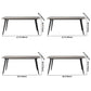 Metal Modern Rectangular Table Sintered Stone Table for Dining Room and Kitchen Clearhalo ' dining_table' 'Dining Tables & Seating' 'Dining Tables' 'furn' 'furn_dining_table' 'Furniture' 'furniture_dining_table' 'Kitchen & Dining Furniture' 'kitchen&dining_furn' 'kitchen' 'kitchen_dining_table' 1200x1200_f71383f9-c0f4-452b-87ad-1e2cdd9e8746