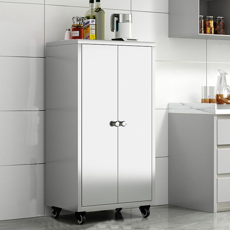 Plate-forme de style moderne plate latérale en métal avec porte à domicile