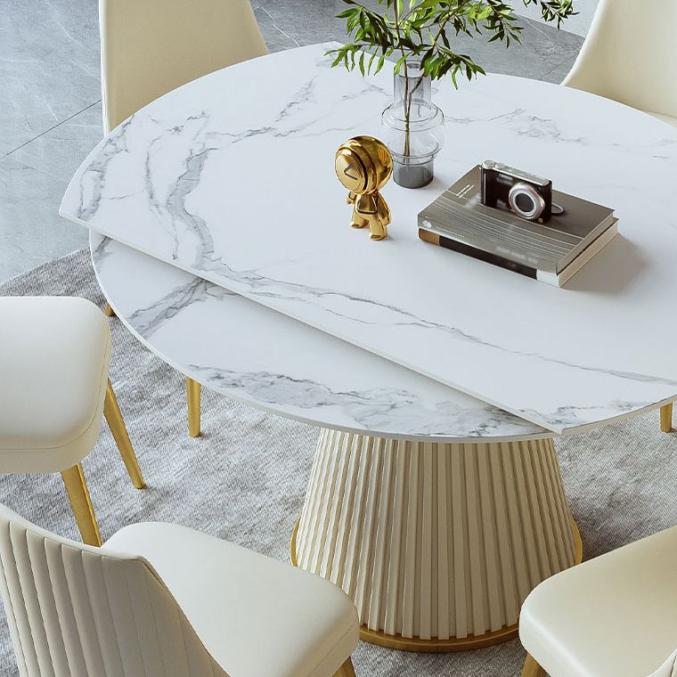 Nordic Style 1/4/5/7 Pieces Dining Sintered Stone Dining Table Set for Kitchen Clearhalo 'Dining Room Sets' 'Dining Tables & Seating' 'dining_room_set' 'furn' 'furn_dining_room_set' 'Furniture' 'furniture_dining_room_set' 'Kitchen & Dining Furniture' 1200x1200_f7192bbd-4ccf-4531-ab72-2cb727538917