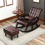 Chaise à bascule de style moderne du milieu du siècle