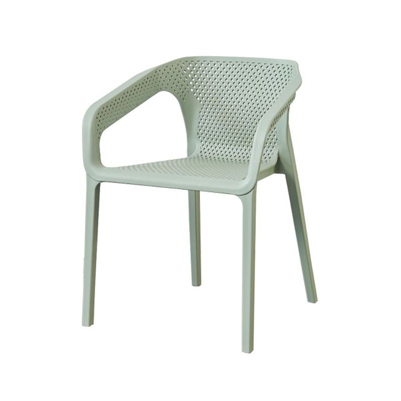 Plastic Scandinavian Kitchen Dining Room Chair Solid Back Armchair Clearhalo ' kitchen&dining_furn' 'Dining Chairs' 'Dining Tables & Seating' 'dining_chair' 'furn' 'furn_dining_chair' 'Furniture' 'furniture_dining_chair' 'Kitchen & Dining Furniture' 'kitchen' 1200x1200_f720d6a7-1c42-41dd-9dac-392634bddc13