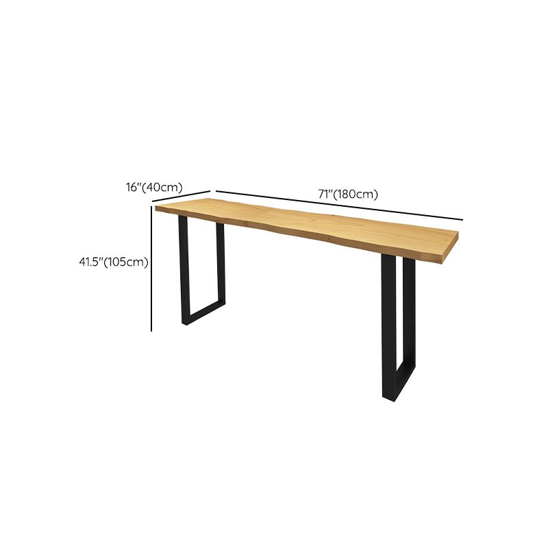 Modern Patio Bar Table Solid Wood Counter Height Dining Table Clearhalo 'Bar Furniture' 'Bar Tables' 'bar_tables' 'furn' 'furn_bar_tables' 'Furniture' 'Kitchen & Dining Furniture' 1200x1200_f720dda2-a50d-4b72-b72d-68fe2f650c35