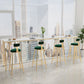 Modern Rectangle Legs Bistro Bar Desk Cafe Counter Height Table(only table) Clearhalo 'Bar Furniture' 'Bar Tables' 'bar_tables' 'furn' 'furn_bar_tables' 'Furniture' 'furniture_bar_tables' 'Kitchen & Dining Furniture' 'kitchen&dining_furn' 'kitchen' 1200x1200_f7221666-ab44-4a31-92ad-e0f9908569db