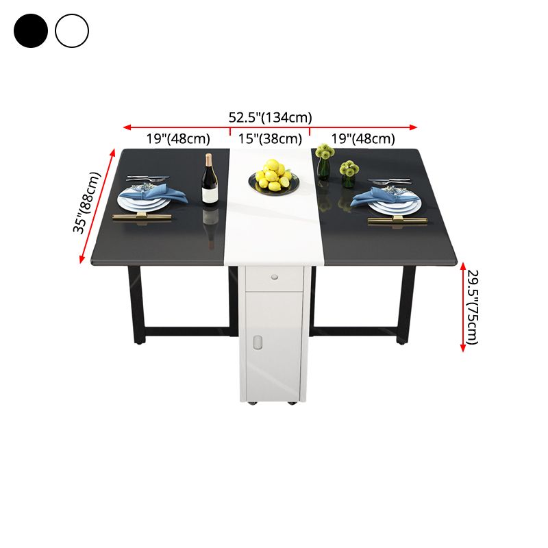Mid-Century 52.75" Dining Table Rectangle Solid Wood Table for Home Use (only Table) Clearhalo ' dining_table' 'Dining Tables & Seating' 'Dining Tables' 'furn' 'furn_dining_table' 'Furniture' 'furniture_dining_table' 'Kitchen & Dining Furniture' 'kitchen&dining_furn' 'kitchen' 'kitchen_dining_table' 1200x1200_f722a6f0-3f4b-40e3-8053-03fd1cc4b177