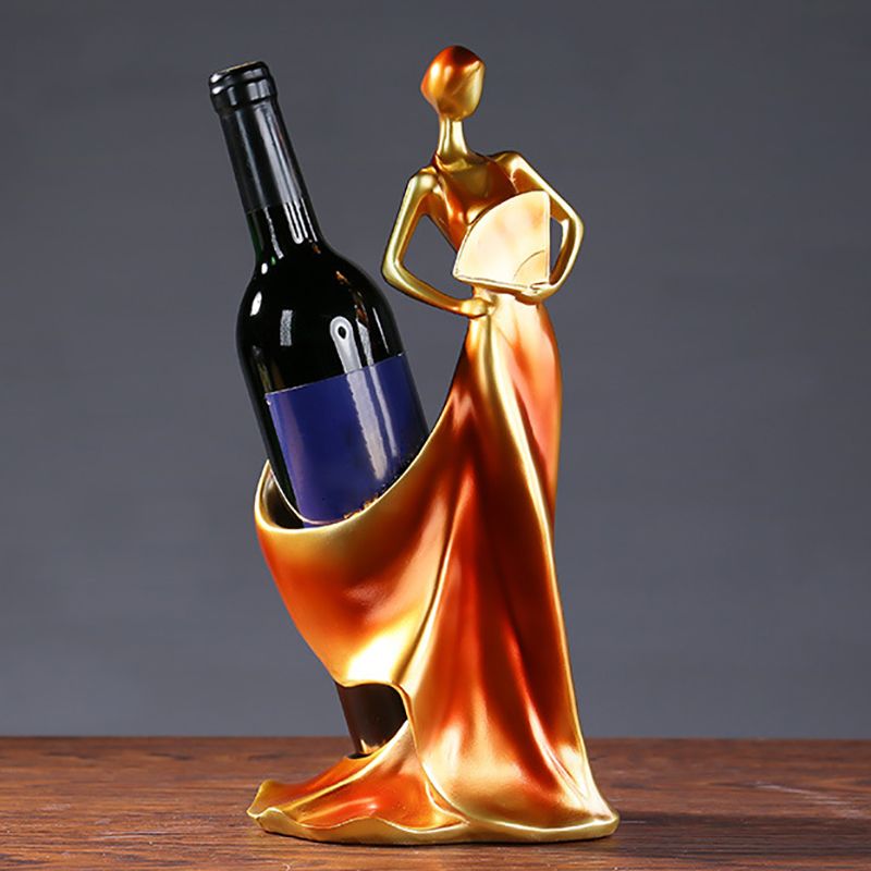 Tafelbladhars wijnflesje rek glamour fleshouder voor woonkamer