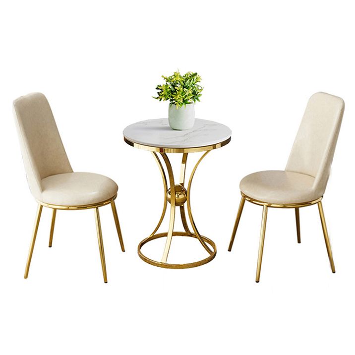 Round Table Dinette Table Traditional Luxury Dinner Room Table for Indoor Clearhalo ' dining_table' 'Dining Tables & Seating' 'Dining Tables' 'furn' 'furn_dining_table' 'Furniture' 'furniture_dining_table' 'Kitchen & Dining Furniture' 'kitchen&dining_furn' 'kitchen' 'kitchen_dining_table' 1200x1200_f7261f0a-0aa0-4f56-9086-6c14f935435c