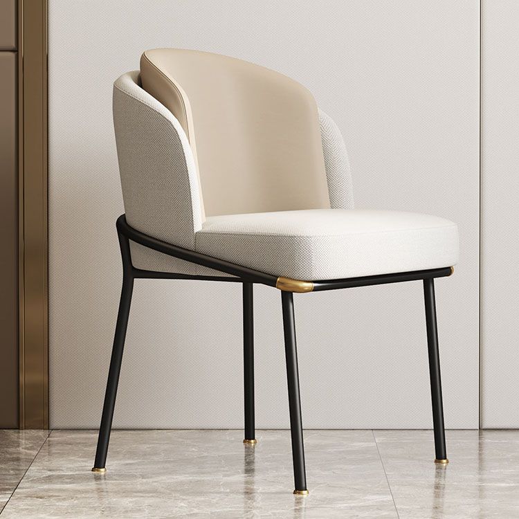 Modern Bedroom Parsons Side Chair Matte Finish Upholstered Dining Chair Clearhalo ' kitchen&dining_furn' 'Dining Chairs' 'Dining Tables & Seating' 'dining_chair' 'furn' 'furn_dining_chair' 'Furniture' 'furniture_dining_chair' 'Kitchen & Dining Furniture' 'kitchen' 1200x1200_f728cd44-fb1f-459f-968b-79942eb78ca8