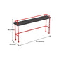 Black and Red Counter Set Industrial 1/4 Pieces Rectangle Wood Counter Set Clearhalo 'Bar Furniture' 'furn' 'furn_home_bar_bar_sets' 'Furniture' 'Home Bars & Bar Sets' 'home_bar_bar_sets' 'Kitchen & Dining Furniture' 1200x1200_f72a6de0-0c83-462c-8400-93018fece543