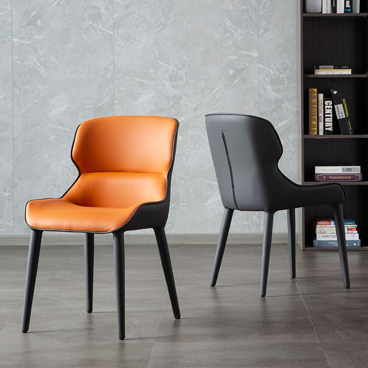 Contemporary Style Dining Chair Sponge Upholstered Side Chair for Home Clearhalo ' kitchen&dining_furn' 'Dining Chairs' 'Dining Tables & Seating' 'dining_chair' 'furn' 'furn_dining_chair' 'Furniture' 'furniture_dining_chair' 'Kitchen & Dining Furniture' 'kitchen' 1200x1200_f72b7509-0d44-4b0d-a463-f56c3a4d4ecf