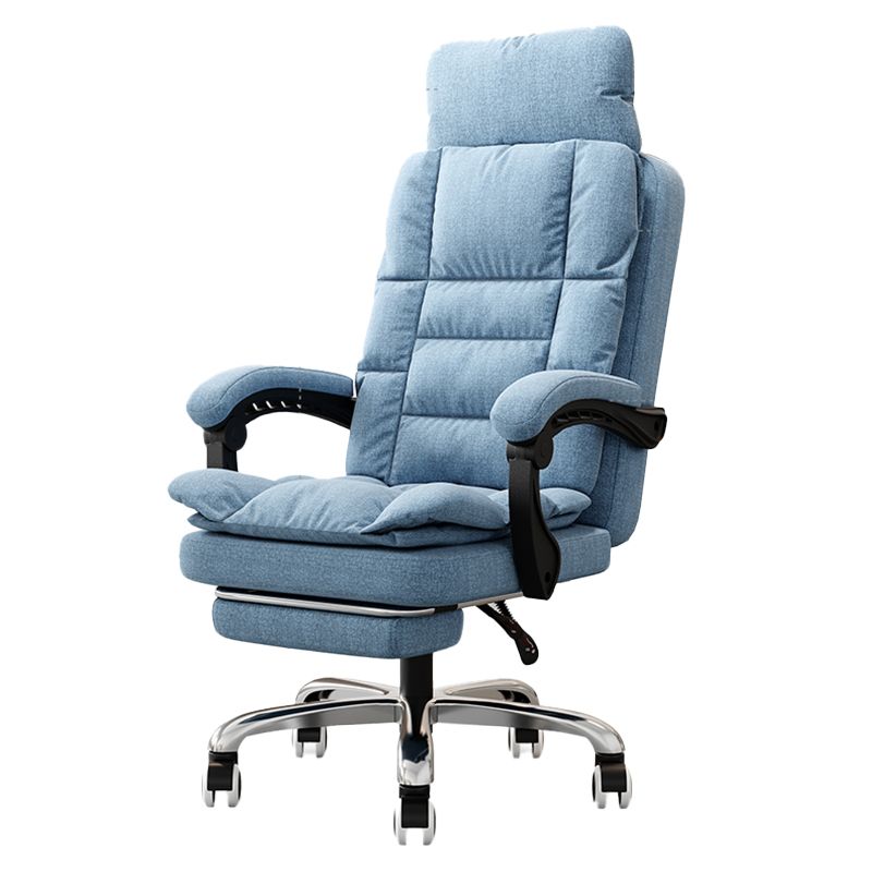 Linen Ergonomic Swivel Office Chair Height-adjustable Office Chair Clearhalo 'furn' 'furn_office_chair' 'Furniture' 'Office Chairs' 'Office Furniture' 'office_chair' 1200x1200_f72c3e36-4e03-4276-b895-7c75fa439053