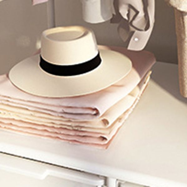 Scaffali contemporanei Dettaglio ganci per rivestimento metallico con spazio