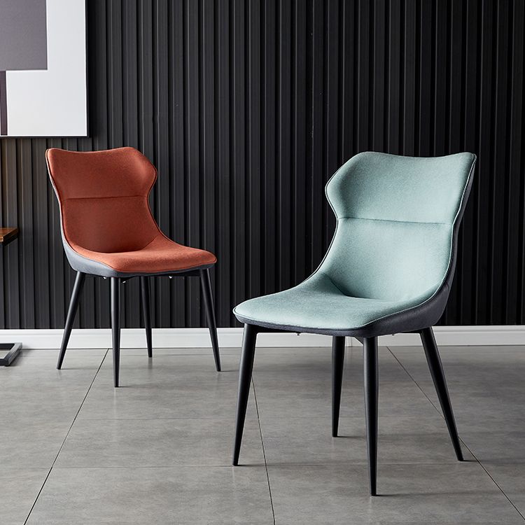 Contemporary Kitchen Chairs Dining Arm Side Chair with Metal Legs Clearhalo ' kitchen&dining_furn' 'Dining Chairs' 'Dining Tables & Seating' 'dining_chair' 'furn' 'furn_dining_chair' 'Furniture' 'furniture_dining_chair' 'Kitchen & Dining Furniture' 'kitchen' 1200x1200_f72d9b9e-2f7c-42d7-a88c-88a05547e526