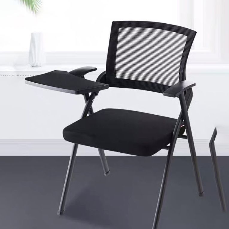 21" Wide Contemporary Desk Chair Black Low Back Conference Chair Clearhalo 'furn' 'furn_office_chair' 'Furniture' 'Office Chairs' 'Office Furniture' 'office_chair' 1200x1200_f72dba2d-1da8-4d84-93ca-385068c75d3a
