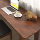 Modern Rectangular Writing Desk Solid Wood 4 Legs Office Desk for Home
