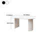 Modern Solid Wood Table for Restaurant Oval Kitchen Table with Double Pedestal Clearhalo 'Dining Tables & Seating' 'Dining Tables' 'dining_table' 'furn' 'furn_dining_table' 'Furniture' 'furniture_dining_table' 'Kitchen & Dining Furniture' 'kitchen' 'kitchen_dining_table' 1200x1200_f72fc970-5bee-4a5a-b76f-ad98ca3e4212