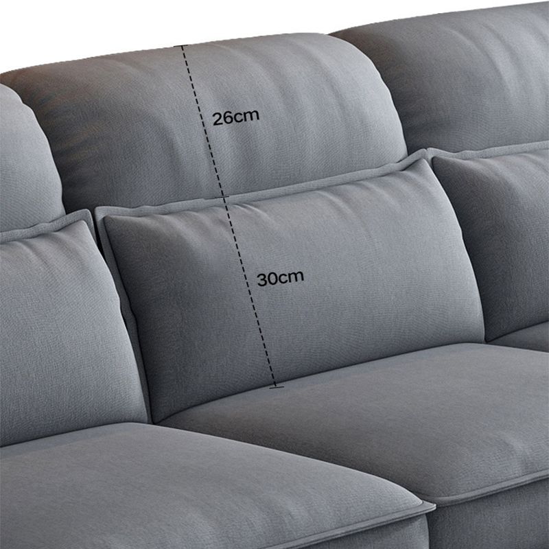 Section moderne de 4 places 138,58 "de large en tissu de large sectionnelle