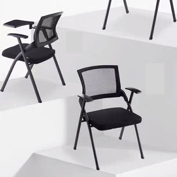 21" Wide Contemporary Desk Chair Black Low Back Conference Chair Clearhalo 'furn' 'furn_office_chair' 'Furniture' 'Office Chairs' 'Office Furniture' 'office_chair' 1200x1200_f730dc52-d408-42b2-a42f-10fd273f7022
