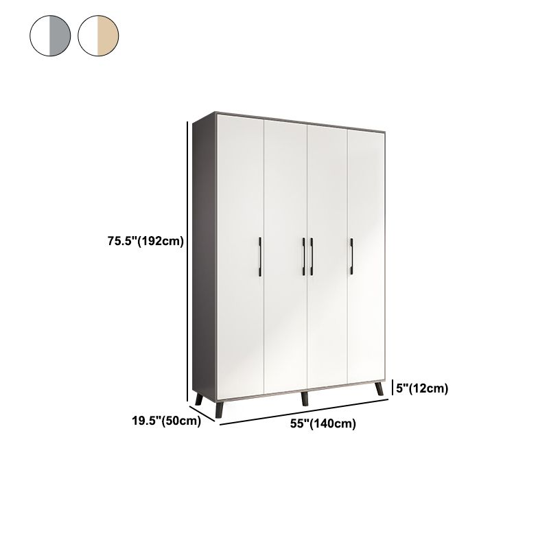 Engineered Wood Garderobe Armoire Modern Style garderobe voor slaapkamer