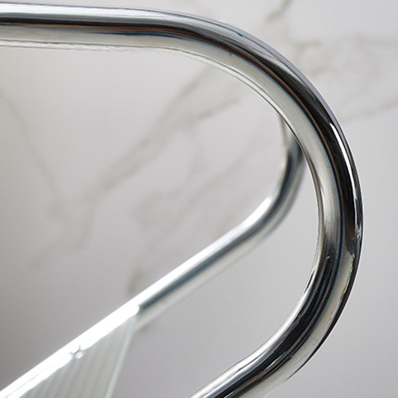 Mesa auxiliar con mesa rectangular de vidrio de almacenamiento rectangular modernista